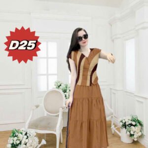 D[20-25] - Áo Kiểu Nữ Sát Nách, Váy đầm thiết kế chất liệu Linen cao cấp hàng loại 1